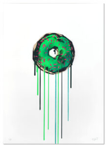 Donut Hulk Green 70×50 cm