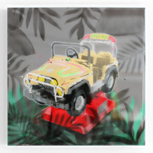 Jungle Car 40×40 cm